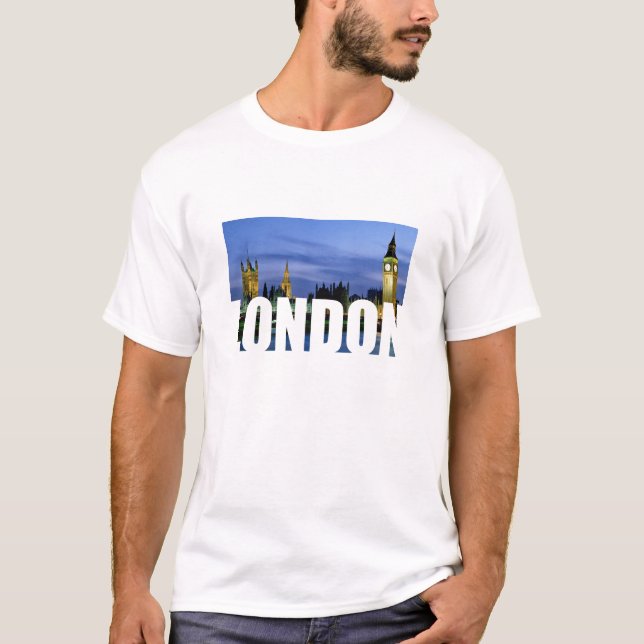 Camiseta Skyline de Londres (Frente)