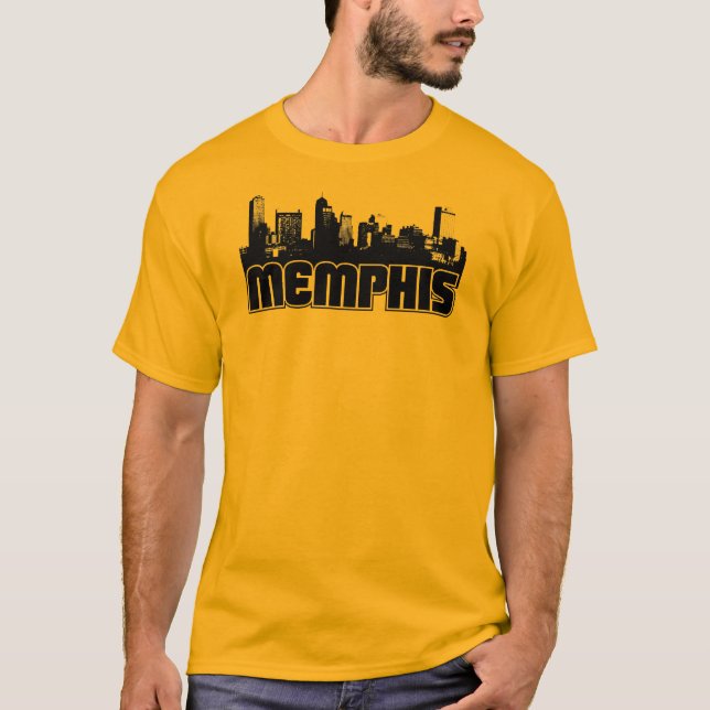 Camiseta Skyline de Memphis (Frente)