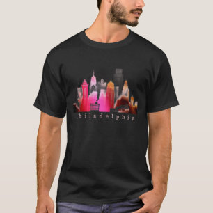 Camiseta Skyline de Philadelphfia