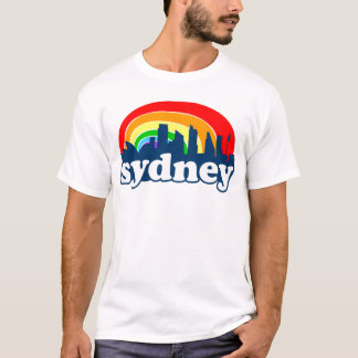Camiseta Skyline do arco-íris de Sydney