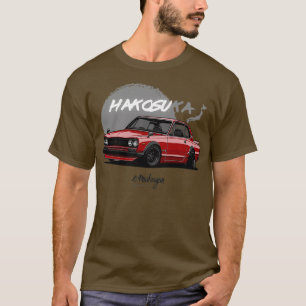 Camiseta Skyline GTR Hakosuka vermelho