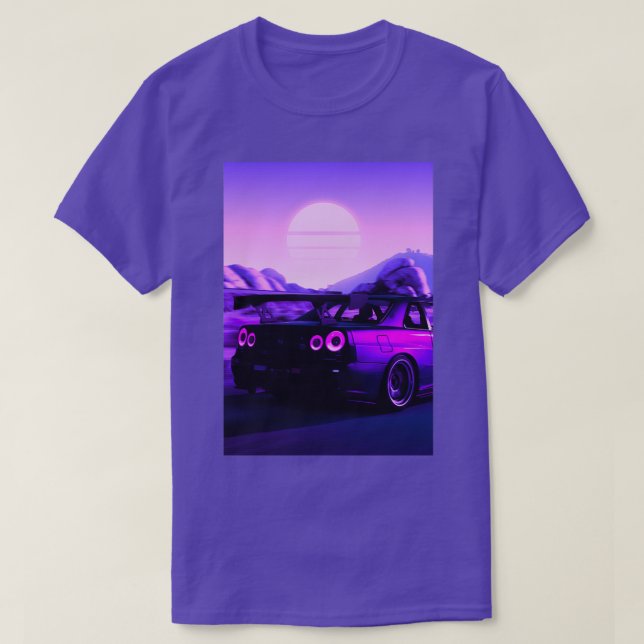 Camiseta Skyline GTR R34 Long (Frente do Design)