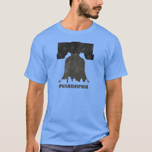 Camiseta Skyline-Homens retros de Philadelphfia