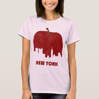 Camiseta Skyline-Mulheres retros de New York