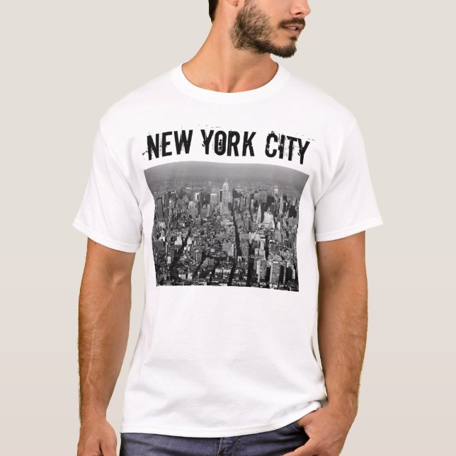 Camiseta Skyline Nova Iorque USA 1987 (Frente)