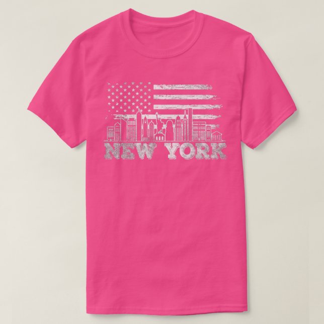 Camiseta Skyline Nova York (Frente do Design)