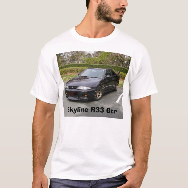 Camiseta Skyline R33 Gtr (Frente)