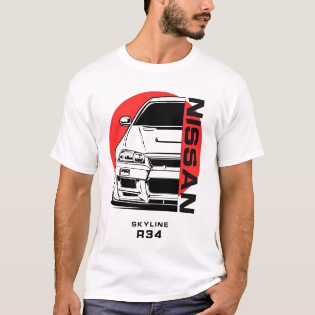 CAMISETA SKYLINE R34 (Frente)