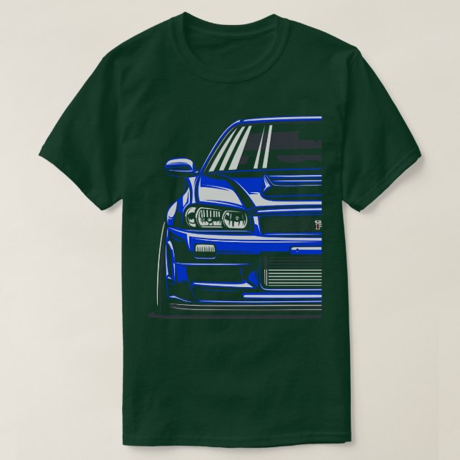 Camiseta Skyline R34 GTR (Frente do Design)