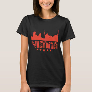 Camiseta Skyline retro de Viena