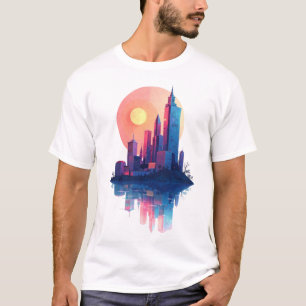 Camiseta Skyline Sunset
