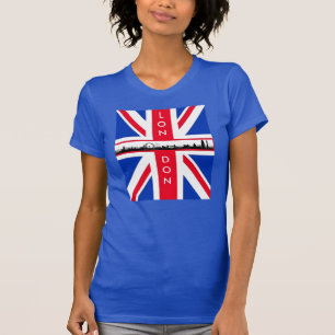Camiseta Skyline Union Jack Shirt de Londres
