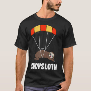 Camiseta Skysloth Parachuting Skydiving Sloth