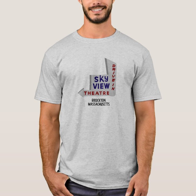 Camiseta Skyview Drive-In Theater Brockton Tee (Frente)