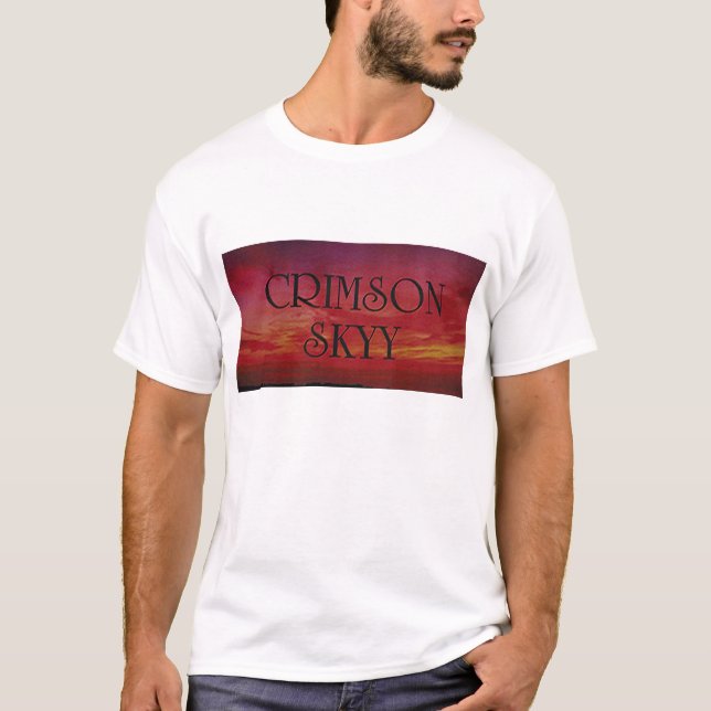 Camiseta Skyy carmesim (Frente)