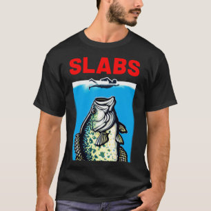 Camiseta Slab Famoso e Famoso Filme de Tubarão Paródia Crap