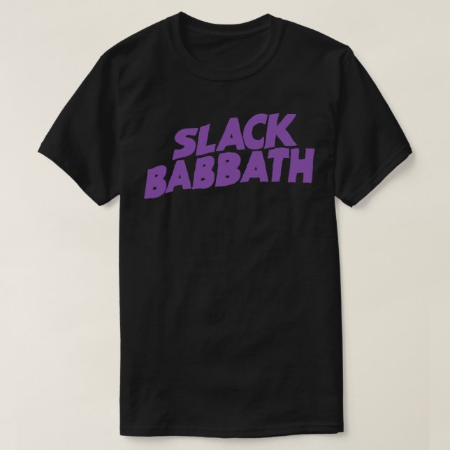 Camiseta SLACK BABBOTH Heavy Metal Parody Off Marca (Frente do Design)