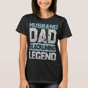 Camiseta Slackliner Pai Husband Legenda Slacklinen