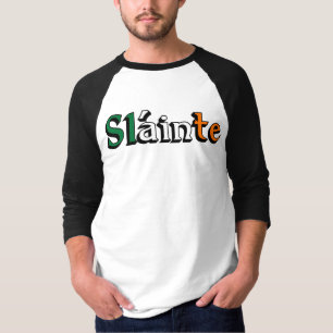 Camiseta Slainte brinde irlandês do ~ à saúde