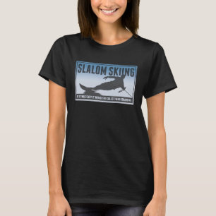 Camiseta Slalom Waterskiboard Ski Lake Blue