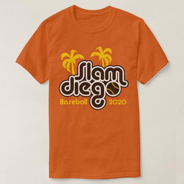 Camiseta Slam Diego Retro Brown (Frente do Design)