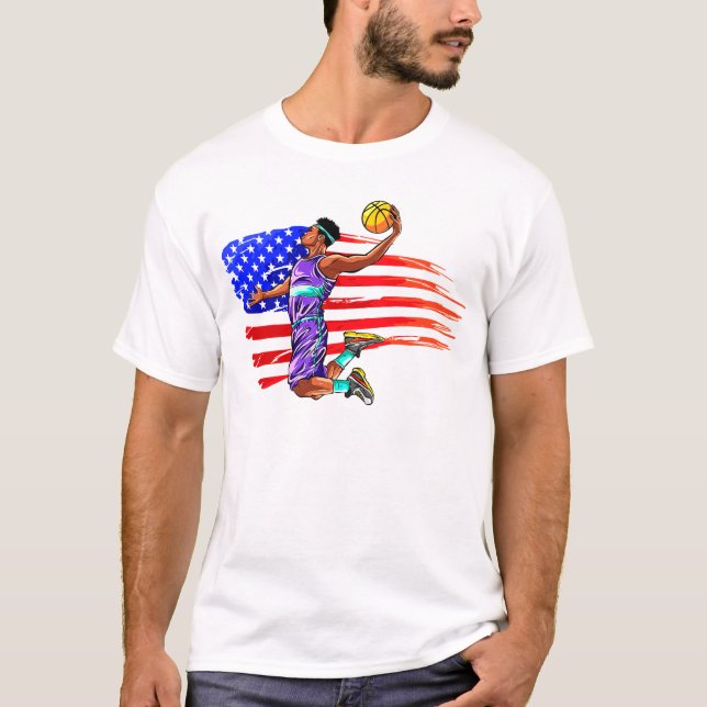 Camiseta Slam Dunk EUA (Frente)