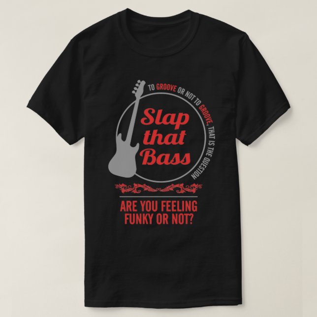 Camiseta Slap Tha Bass (Frente do Design)
