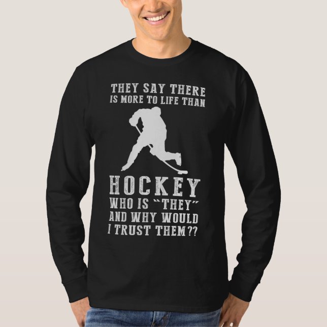 Camiseta Slapshot & Skepticism: Questionando Eles com Hocke (Frente)