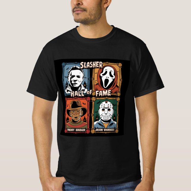 Camiseta Slasher Hall da Fama (Frente)