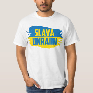 Camiseta Slava Ucraniano, Glória à Ucrânia T-Shirt