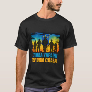 Camiseta Slava Ukraini Geroyam Slava Glória à Ucrânia Glóri