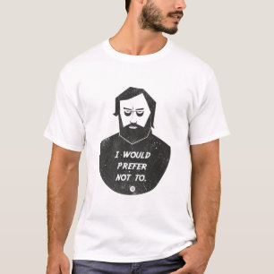 Camiseta Slavoj Zizek - I would prefer not to
