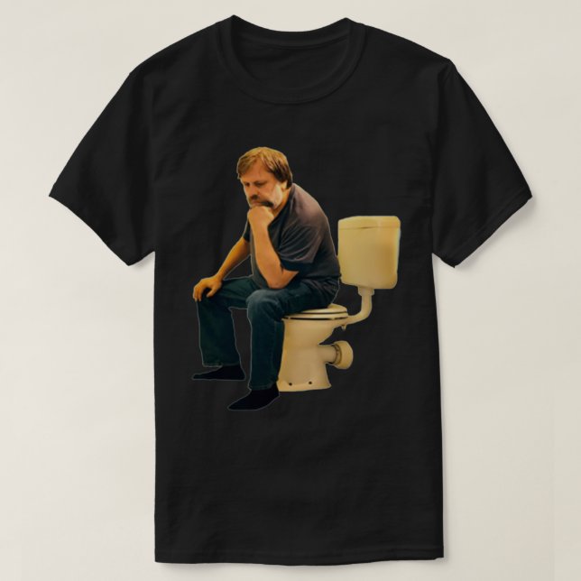 Camiseta Slavoj Zizek na sanita (Frente do Design)