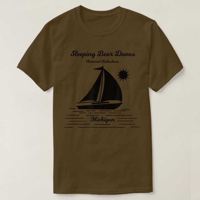 Camiseta Slear Bear Dunes Michigan (Frente do Design)