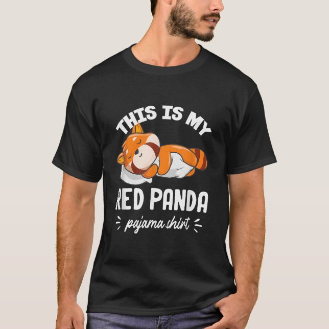 Camiseta Sleeg Red Panda Red Panda Fan (Frente)