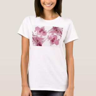 Camiseta Sleek Silver com Estilo de ARTE ABSTRATA