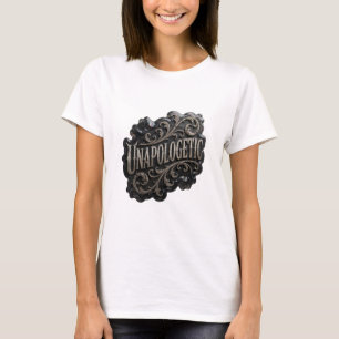Camiseta Sleek Silver UNAPOLOGETIC Statement
