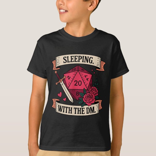 Camiseta Sleeng. Com o Dm. Design Engraçado  (Frente)