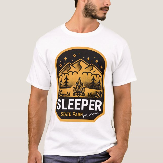 Camiseta Sleeper State Park Michigan (Frente)