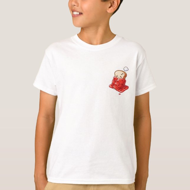 Camiseta Sleeping Bread Jam Blanket Kids (Frente)