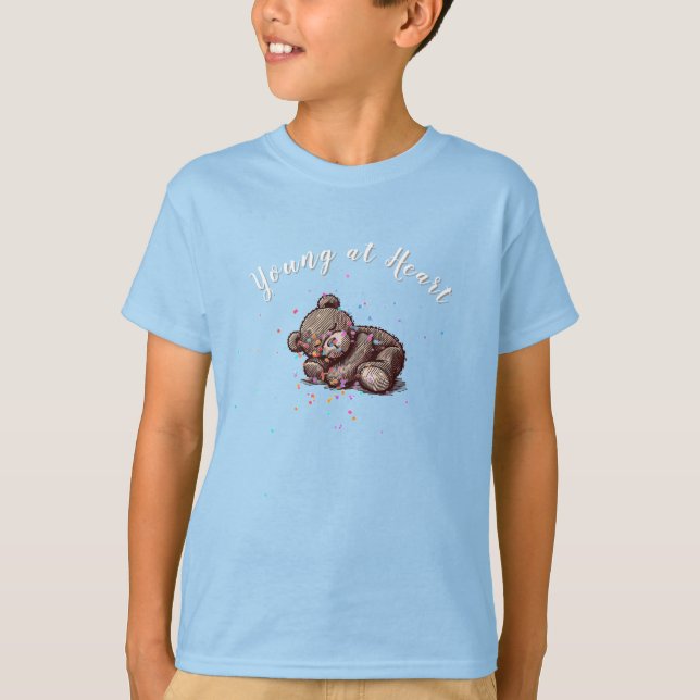 Camiseta Sleeping Teddy Bear T-Shirt (Frente)