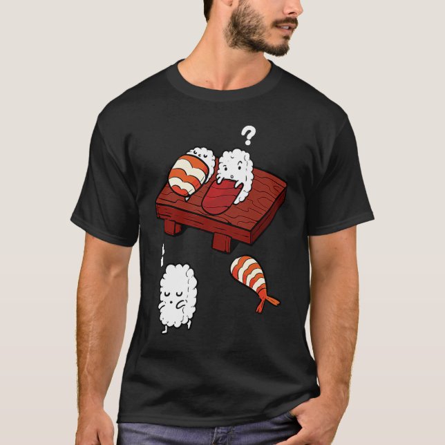 Camiseta Sleepwalk Sushi Dormindo Sushi Sonolento (Frente)