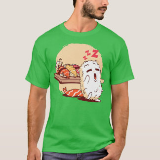 Camiseta Sleepwalk Sushi Japão Otaku Anime Kawai