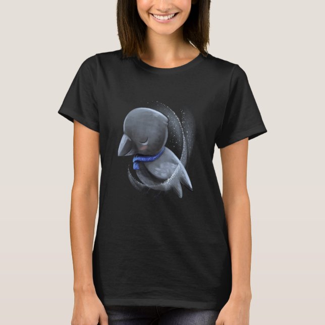 Camiseta Sleepy Chick Baby Crow (Frente)