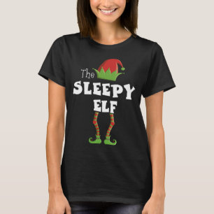 Camiseta Sleepy Elf Xmas Pajama