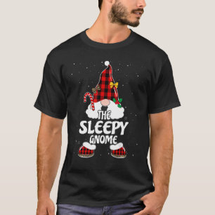 Camiseta Sleepy Gnomo Buffalo Xadrez Matando o Natal da Fam