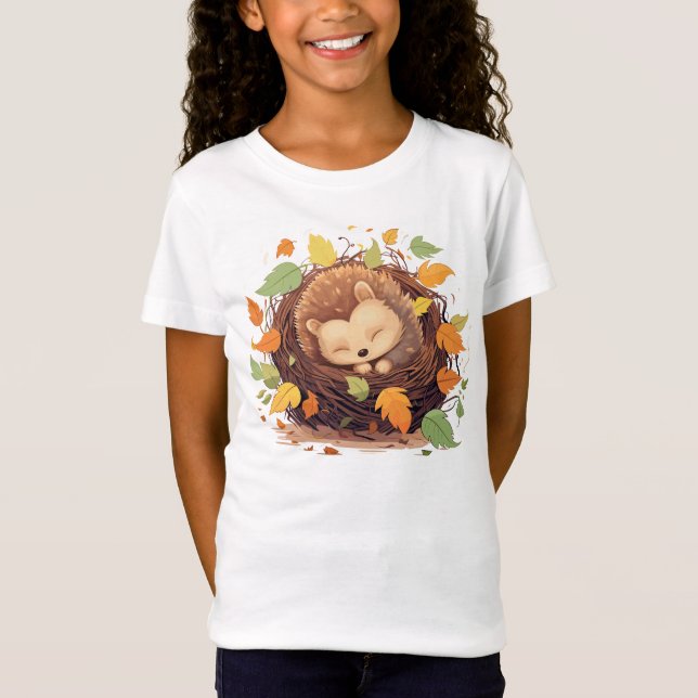 Camiseta Sleepy hedgehog too (Frente)