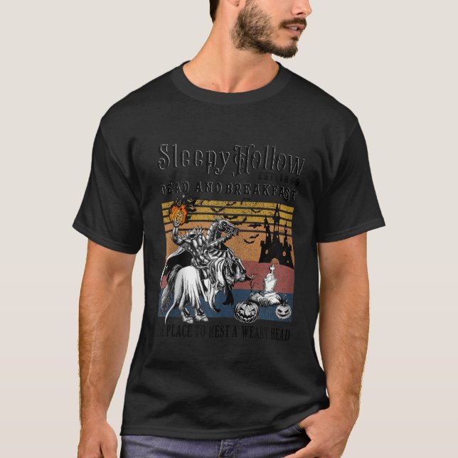 Camiseta Sleepy Hollow Retro Vintage Hall sem Cabeça (Frente)