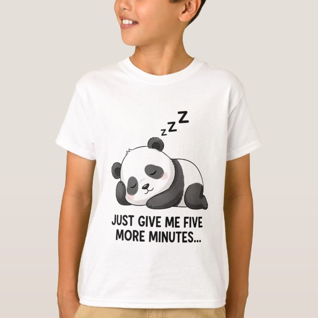 Camiseta Sleepy Panda Mood (Frente)
