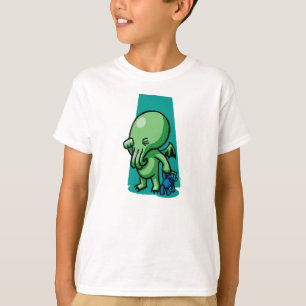 Camiseta Sleepytime Cthulhu caçoa o t-shirt